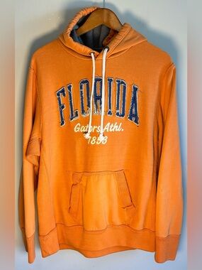 Vintage Campus Crew Men’s Hoodie Sweater Size L Florida Gators NCAA Embroidered